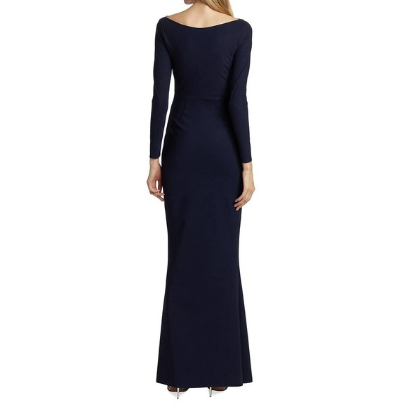 Chiara Boni La Petite Robe Kaya LongGown Maxi Dress Blue US 6 $450 now $ 350 - Picture 5 of 6
